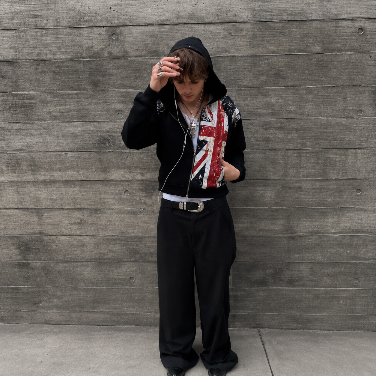 Union Flag Zip Hoodie