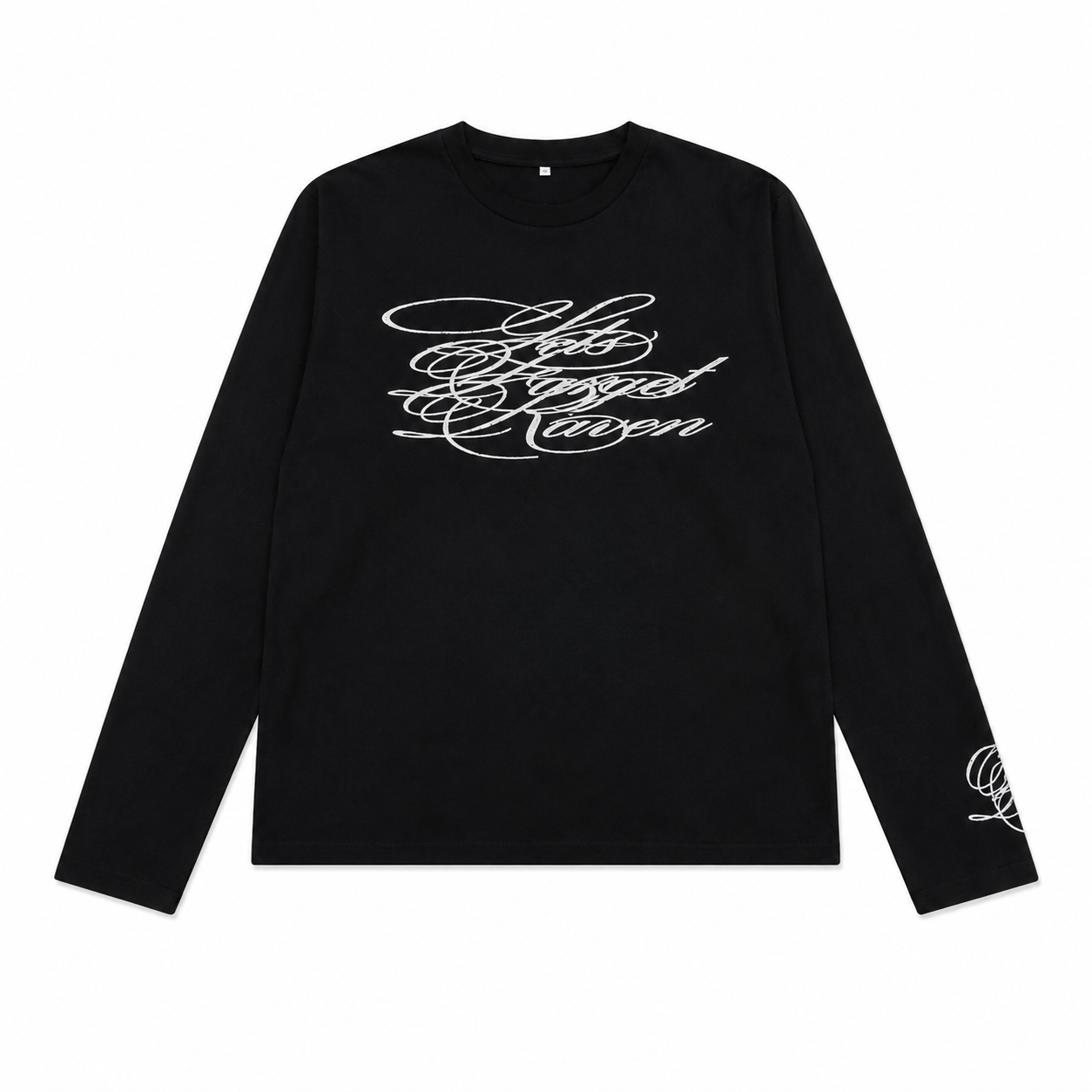 Forever Script Long Sleeve (Black)