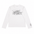 Forever Script Long Sleeve (white)