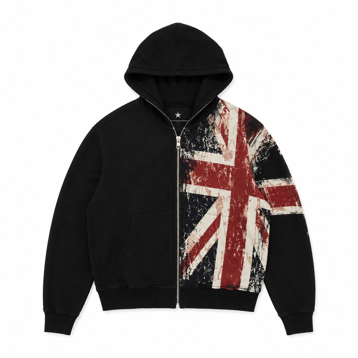 Union Flag Zip Hoodie