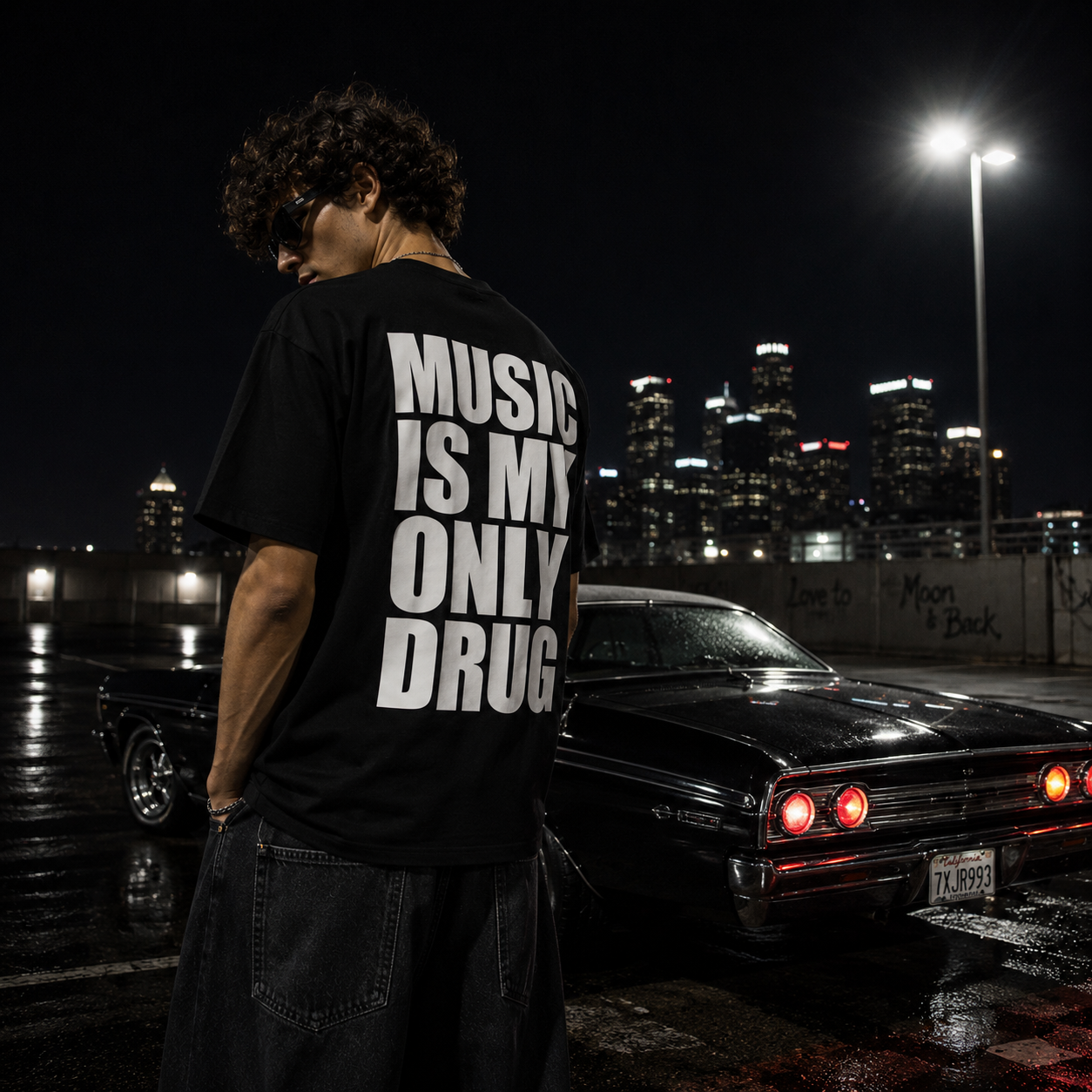Music Therapy Tee Black