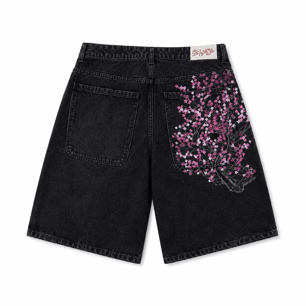 Sakura Denim Shorts
