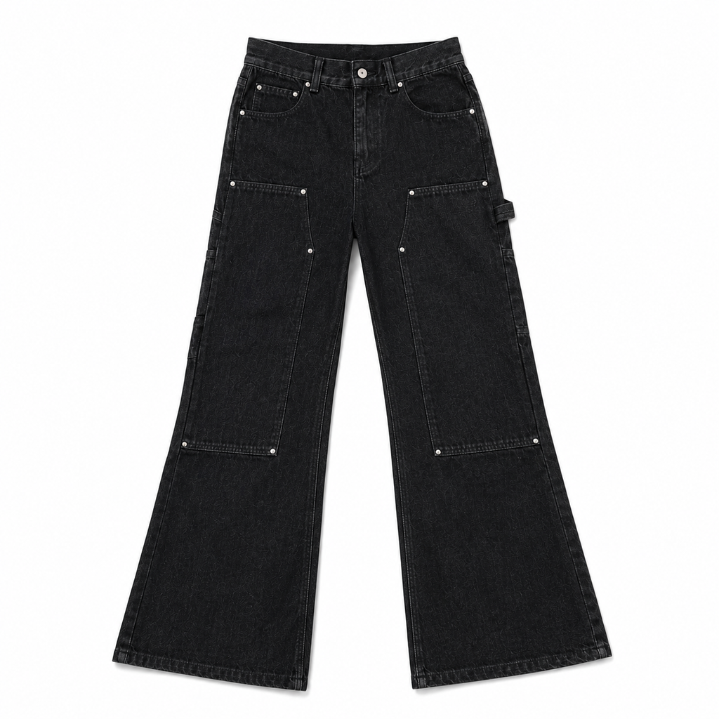 Utility Flare Jeans