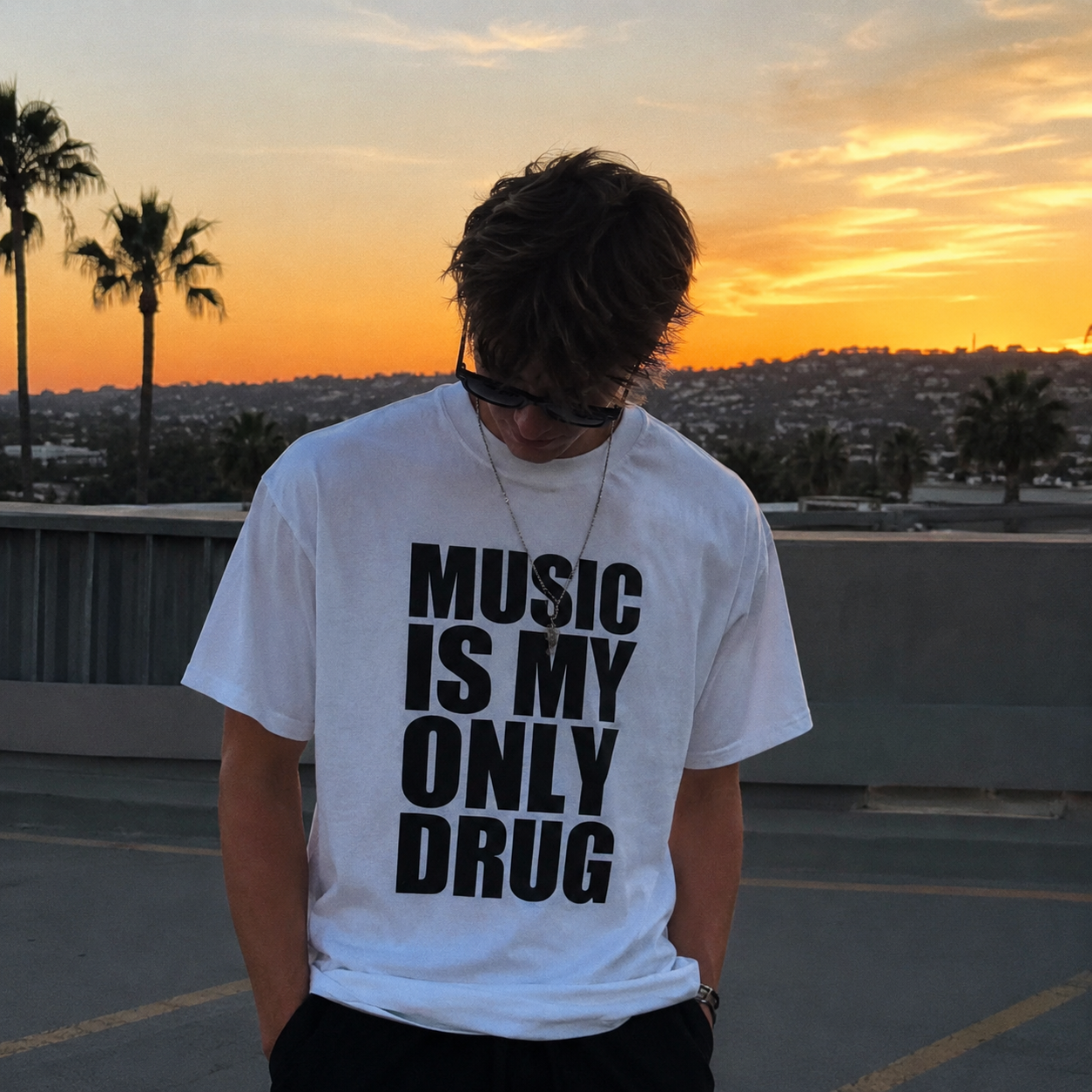 Music Therapy Tee Withe