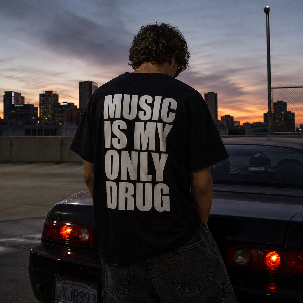 Music Therapy Tee Black