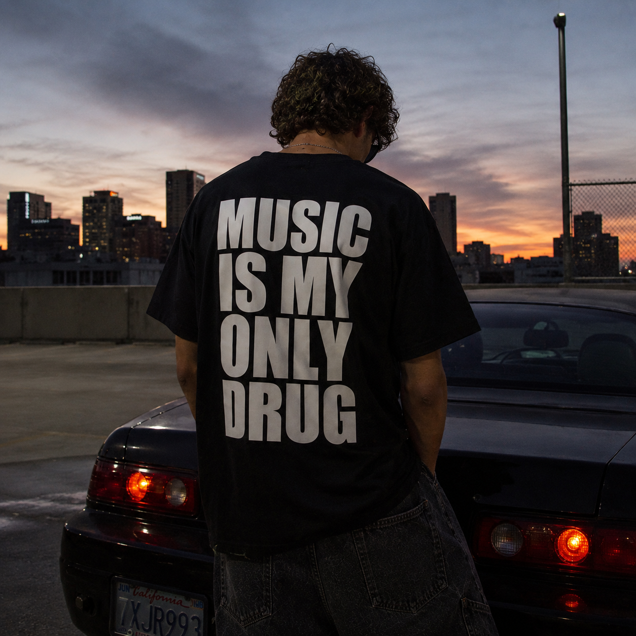 Music Therapy Tee Black
